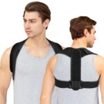 Adjustable Posture Corrector for Women & Men – Upper Back Brace Support for Clavicle, Neck Pain Relief & Spine Alignment, Comfortable Back Straightener