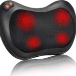 Back Massager, Shiatsu Neck Massager with Heat, Electric Back Massager for Shoulder, Back, Leg, Deep Tissue Kneading Massage to Relief Muscles, Massage Pillow for Mom/Dad/Women/Men