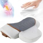 Pillow Traction Massager 2025 New for Neck Hump – 3-In-1 Cervical Neck Pillow with Heat Therapy, Memory Foam for Shoulder Neck Pain Relief, Ergonomic Massager Gray(Plug-In Only, Not Battery-Powered）