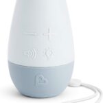 Munchkin Shhh… Baby Sleep Soother White Noise Sound Machine and Night Light, Portable for Travel, Blue