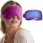 Coolig Eye Mask for Puffy Eyes: Fsa Eligible Items Hsa, Cold Compress for Migraines Headache After Surgery and Puffiness, Gel Sleep Mask for Dark Circles, Reusable Face Ice PackRelaxing Gifts(Purple)