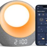 Gianna Baby Sound Machine – Auto-Soothing, Customizable Recording, 26 Soothing Sounds, 8 Eye-Care Lights, APP-Controlled White Noise Machine, Rechargeable Sleep Trainer – Ideal for Nurseries, Bedrooms