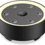 Sleep Sound Machine with White Noise, 24 Soothing Sounds & Max 8H Timer for Baby and Adult. Recessed Night Light Button, Dimmable Light, Plug in