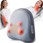 Shiatsu Back and Neck Massager with Heat – Deep Kneading Massage Pillow for Relaxation – Corded Design for Full Body Use – for Loved Ones