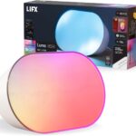LIFX Luna Smart Lamp, 1000 LM Wi-Fi & Matter 1.3 Compatible, Alexa & Apple HomeKit Compatible, Plug-In Bedside Table Lamp & Wall-Mount, Color Changing Wall Wash, Sunrise/Sunset Effect, No Hub Required