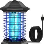 Bug Zapper Outdoor Indoor, 18W Power & 4400V Instant Grid Mosquito Repellent, Insect Control Efficiency Increased 100% Fly Trap for Patio, Backyard, Home