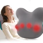 Back Massager with Heat-Shiatsu Neck Massager for Pain Relief Deep Tissue 3D Kneading Massage for Neck,Lower Back,Shoulder,Leg,Relax Gifts for Women Men Mom Dad,Corded(Green)