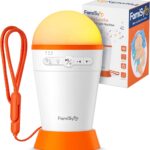 FamiSym Portable Sound Machine for Babies Kids with Night Light – Recharge Battery, 13 Soothing Sounds, Shushing White Noise Machine for Sleeping, Baby Sleep Soother Registry Gift, Baby Shower