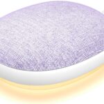 Portable White Noise Sound Machine: Baby Sleep Soother, Bluetooth Speaker, Rechargeable Battery, 4-Speed Timer, 6 Soothing Sounds Adult Therapy Aid for Trave (Purple, Portable)