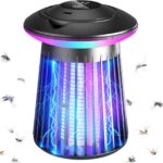 2025 Upgraded Mosquito Killer Lamp, 4200V Electric Bug Zapper for Indoor & Outdoor, Rechargeable LED Night Light – Safe for Baby & Family, Camping, Backyard, Terrace