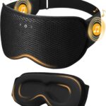 3D Contoured Sleep Mask with Bluetooth Headphones, Eye Masks for Sleep with Ultra-Thin Stereo Speakers for Men, Women, Tech Gifts