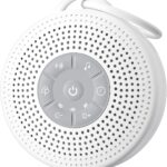 Portable Baby Sound Machine, White Noise Machine with 21 Soothing Sounds, 3 Timer and Memory Function, 2000mAh Powerful Battery, White Noise Sound Machine for Baby Adult (Gray, Normal)