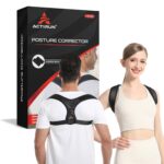 Posture Corrector for Men & Women – Adjustable Upper Back Brace for Shoulder and Back Support – Spine Alignment and Hunch Relief – Breathable, Lightweight – Wear Under or Over Clothes