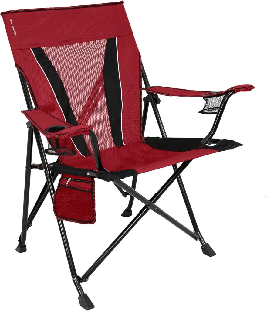 Kijaro XXL Dual Lock Portable Camping Chair – Supports Up to 400lbs – Enjoy The Outdoors in a Versatile Folding Sports & Outdoor Chair