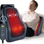 COMFIER Cordless Back Massager with Heat,Vibration & Shiatsu Neck Back Massager for Pain Relief Deep Tissue,Rechargeable Nekc Shoulder Massager Portable,Gifts for Mom Dad