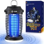 Outdoor Insect Killer, Mosquito Killer, Electric Fly Killer, Insect Killer, Mosquito Killer, Fly Trap, Indoor and Outdoor Flying Insect Killer 4200V, ABS Plastic Shell (Black)