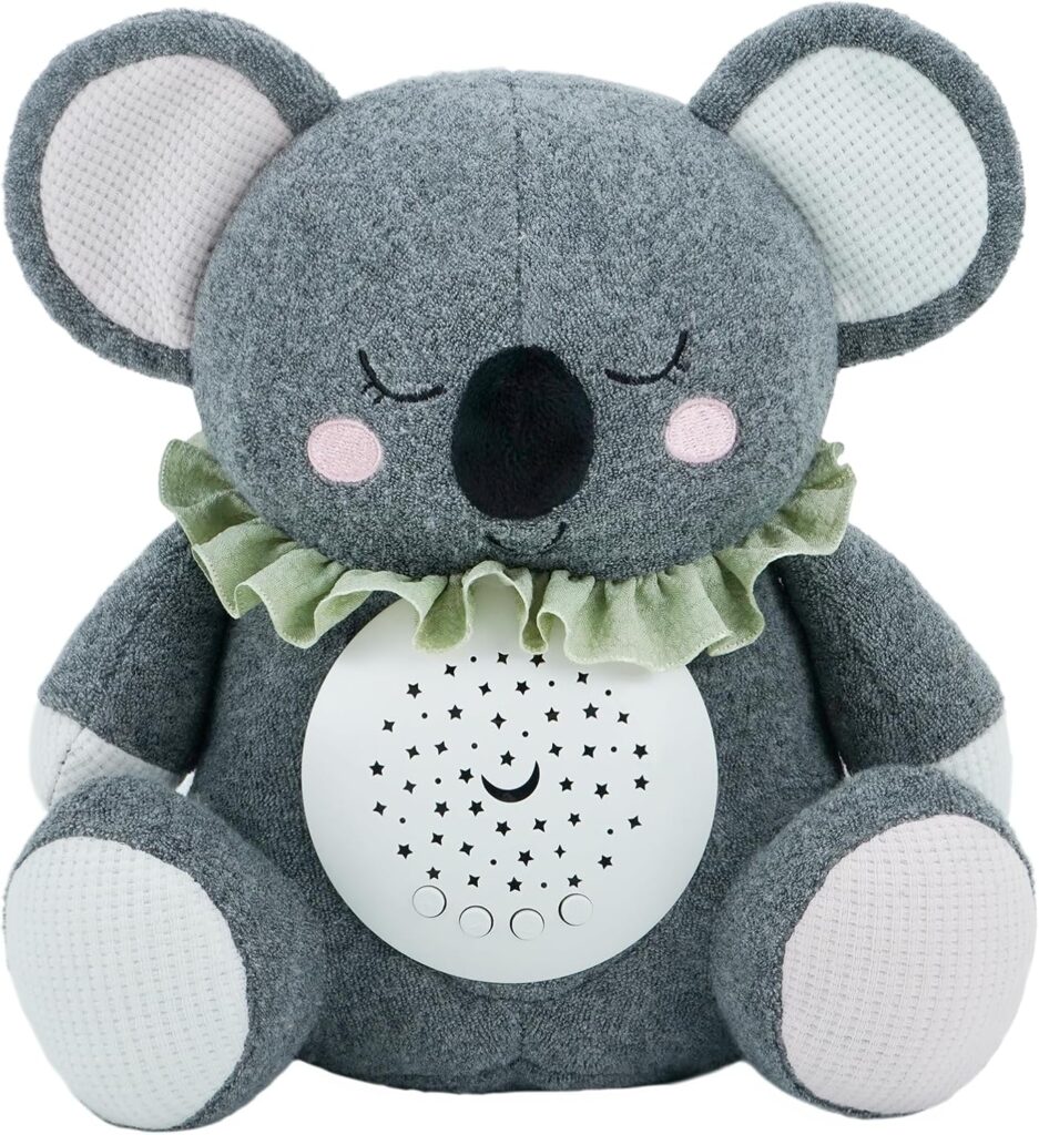 Musical Stuffed Animals with Sound Machine, White Noise Baby Soothers for Sleep, Night Light Shush Lullaby Music Soothing Toys for Boy & Girl, Kola