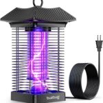 Buzbug LED Bug Zapper Indoor Outdoor, Durable 10 Years Lifespan Lamp, Sustainable Less Power, 6.5ft Power Cord, High-Voltage Mosquito Zapper, Fly Trap Mosquito Trap, Fly Killer Fly Zapper