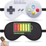 2 Pcs Sleep Eye Mask, Guys Blackout Sleeping Mask for Kids Adult Children’s Travel Eye Mask Eye Cover Blindfold for Game