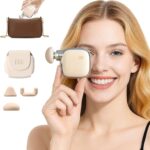 INIA PocketForce Mini Massage Gun – Ultra-Portable Massager Gun for Muscle Pain Relief, Deep Tissue Percussion Massager with 3 Attachments, Quiet & Lightweight, Travel & Office Gifts for Men Women