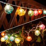 Nautical Fishing Float String Lights, Beach Themed Buoy Lights Set of 10 Multicolor String Lights for Indoor Home Decor and Outdoor Patio Decorations