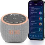 Hotmoon Cocoon Pro 2 Sound Machine 388 Soothing Sounds White Noise Machine for Babies & Adults, Smart Night Light, Sleeping Timer App Control, Brown Noise Pink Noise Block Out Office Yoga, Plug-in