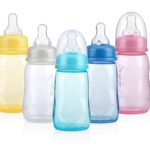 Nuby Standard Neck Tinted Feeding Nurser, 1 Count (Pack of 1), Colors May Vary