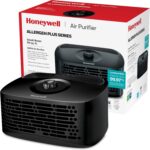 Honeywell HEPA Air Purifier for Home, 450 Ft² in 1 hour, Reduces Dust, Pollen, Pet Dander, Odors, Smoke, Compact Allergen Reducer, Black, HPA020