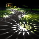 GIGALUMI 12 Pack Solar Light Outdoor Waterproof, Cool White Pathway Lights Solar Powered, Landscape Lighting, Garden Lights for Decor, Patio, Garden, Yard, Pathways, Walkway