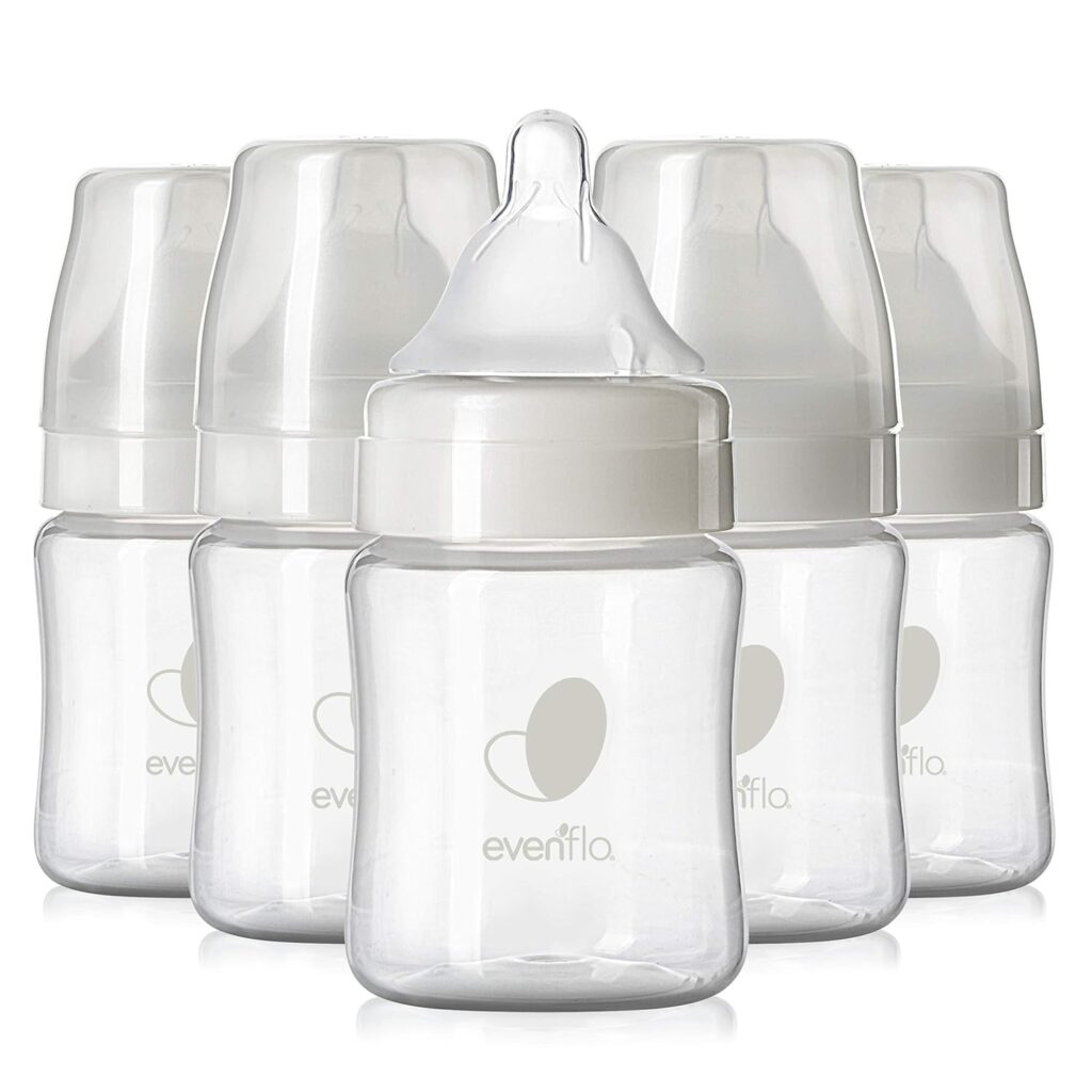 Evenflo Feeding Premium Proflo Venting Balance Plus Wide Neck Baby, Newborn and Infant Bottles – Developed by Pediatric Feeding Specialists – 5 Ounce (Pack of 6)