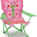 Melissa & Doug Bella Butterfly Child’s Outdoor Chair (Frustration-Free Packaging)