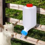 800ml Lamb Feeding Bottle Thickened Goat Feeder Bottles Hang Upside Down Livestock Milk Bottle with Measurements Fawns Nursing Bottles for Goat Lamb Fawns Nigerian Dwarf Doeling Dog