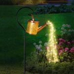Solar Watering Can Light – Solar Yard Decorations Outdoor,Garden Decor Lights for Yard,IP65 Waterproof Hanging Lantern Lights,Outside Garden Flower Bed Decor Light for Moms Birthday
