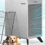 Air Purifiers for Home Large Room Up to 2250 ft² – Remove 99% of Smoke Allergies Pet Dander Odor – Dual 3-Stage Filter of Washable Filter and with AQI, Auto Mode, Sleep Mode