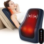 Beleduc Back Massager for Back Pain Deep Tissue, Shiatsu Back Neck Massager with Heat,Vibration Massage,3D Kneading Massage Pillow for Neck Shoulder Legs, Gifts for Mom, Dad, Women