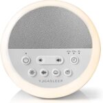 Yogasleep Nod White Noise Sound Machine, With Soft Night Light & Sleep Timer, 20 Sound Options Including Lullabies, Nature & Pink Noise, Sleep Aid For Baby & Adults, Noise Canceling For Office Privacy