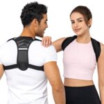 benoo Back Posture Corrector for Women & Men, Comfy Adjustable Back Brace to Improve Posture & Relieve Back Pain (Mens M/L – Women L/XL)