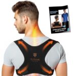 Premium Upper Back Brace for Men & Upper Back Brace for Women, Adjustable Posture Corrector, Upgraded Version, Back Brace for Alignment (L-XXL)