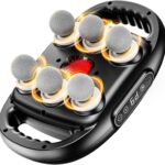 6-Head Massage Gun, Deep Tissue Back Massager with 9 Adjustable Intensities & 9 Modes, Electric Percussion Massager, Gun Tool for Back/Shoulders/Legs/Arms/Neck & Full Body Muscle Pain Relief