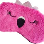 Cute Animal Sleeping Mask Soft Plush Blindfold Cute Rabbit Panda Koala Eye Cover Eyeshade for Kids Teens Girls Women (Flamingo)