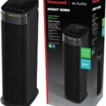 Honeywell HEPA Air Purifier for Home, 990 Ft² Rooms in 1 hour, Auto Mode, Air Quality Indicator, Reduces Dust, Pollen, Pet Dander, All Smoke Types, Odors, Black, HPA180B