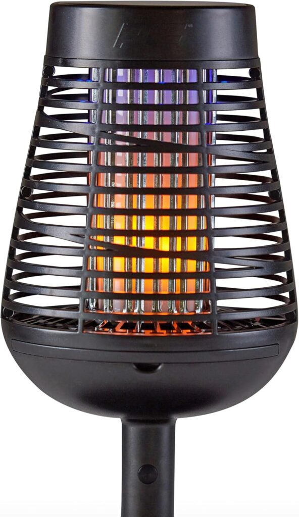 PIC Solar Insect Killer Torch (DFST), Bug Zapper and Accent Light, Solar Bug Zapper – Kills Bugs on Contact