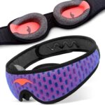 Manta Pro Sleep Mask – 100% Light Blocking Sleep Mask for Side Sleepers, Breathable and Comfortable, Spacious & Zero Pressure for Long Lashes, Perfect for Sleep/Travel/Nap/Shift Work