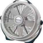 Lasko Wind Machine Fan, Air Circulator Fan with 3 Speeds, 20″ Model 3300, Gray