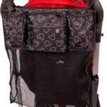 Disney Baby by J.L. Childress Cups ‘N Cargo Stroller Caddy Organizer with Cup Holder – Stroller Accessories Bag, Travel Essential, Mesh Storage Attachment, Universal Fit – Mickey Mouse, Black