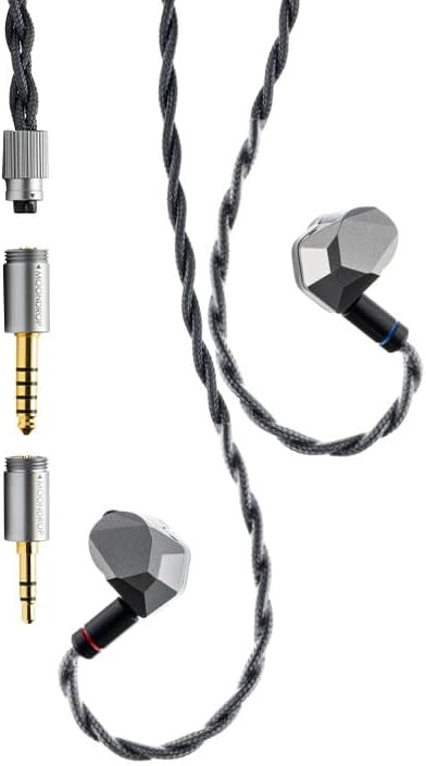 Moondrop Harmon 10mm Dynamic Driver Earphone with 4.4mm Balanced 3.5mm Single-Ended Replaceable Plugs