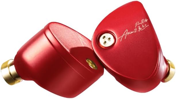 Moondrop ARIA 2 RED in-Ear Headphone with 0.78 2 Pin Cable Replaceable Plugs 3.5/4.4mm Earphone