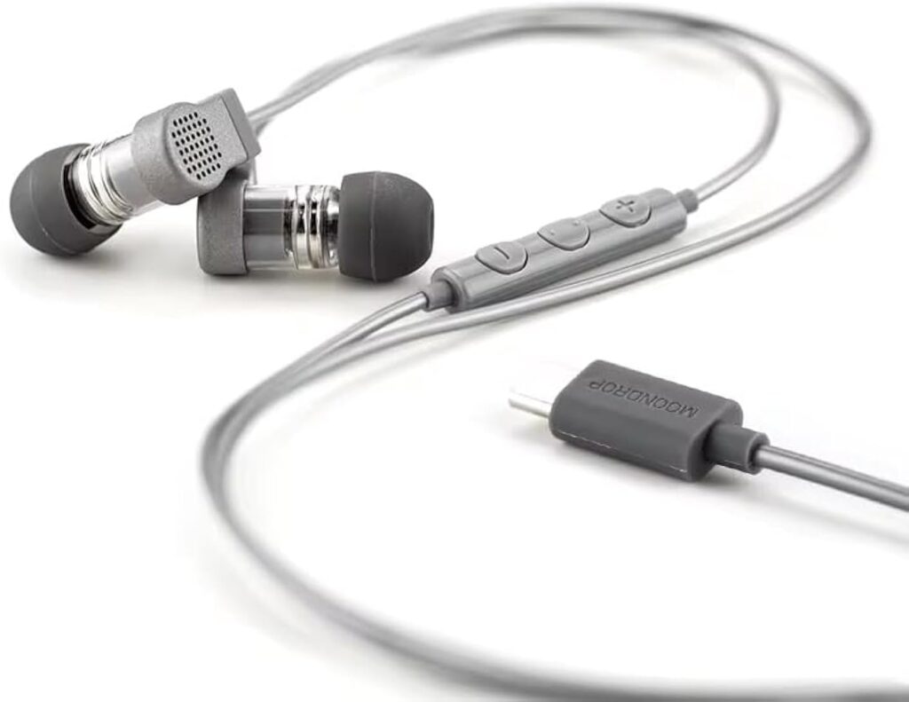 Moondrop Quark 2 in-Ear Headphone USB-C LCP Dome Composite Flexible Suspension Dynamic-Driver Diaphragm